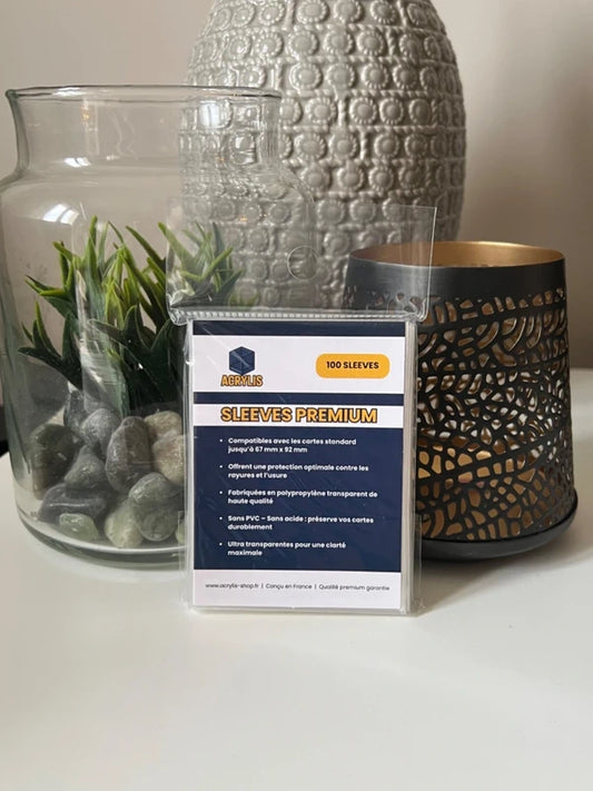 Paquet de sleeves transparents